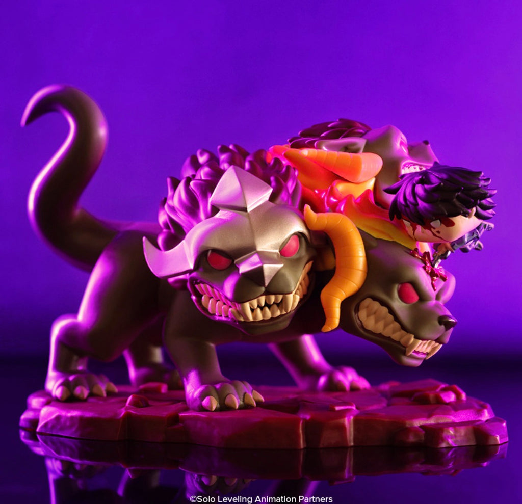 Funko Pop! DELUXE SUNG JINWOO VS CERBERUS.