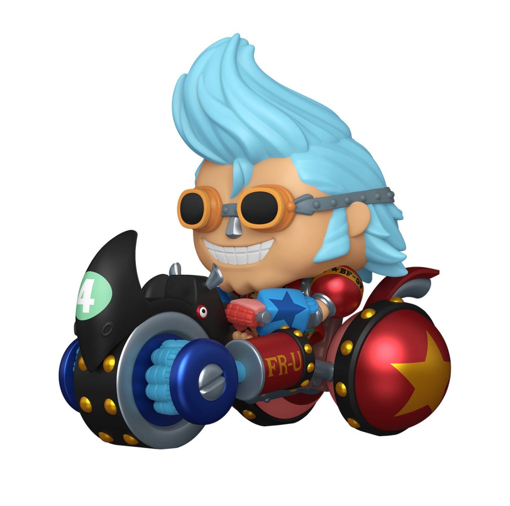 Funko Pop! EXCLUSIVE ONE PIECE 144 FRANKY WITH BLACH RHINO FR-U4