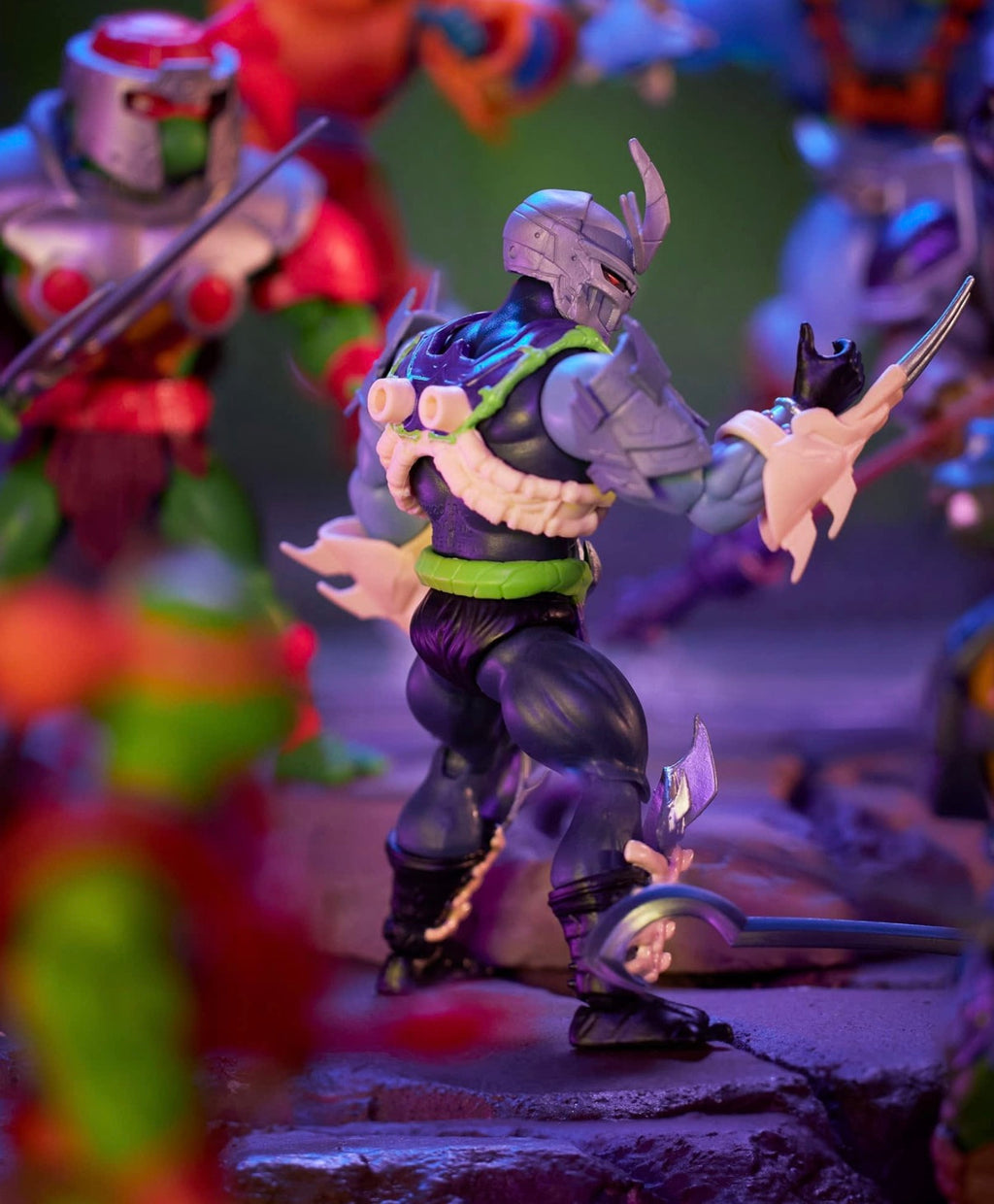 Turtles of Grayskull Skele-Shredder Exclusive Action Figure Box Set.