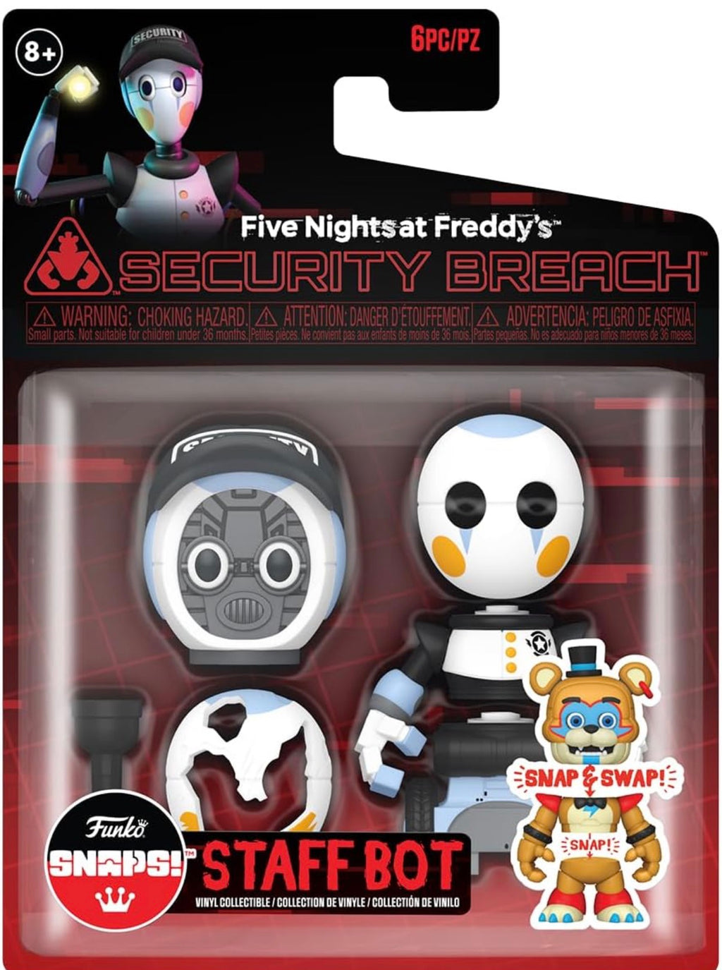 Funko Snaps! Five Nights at Freddy’s Official Staff Bot.