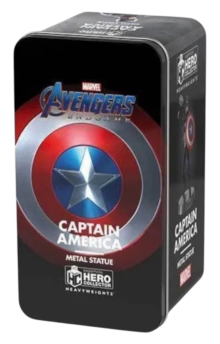 Eaglemoss Hero Collector Heavyweights Marvel Avengers Endgame Captain America Metal Statue.