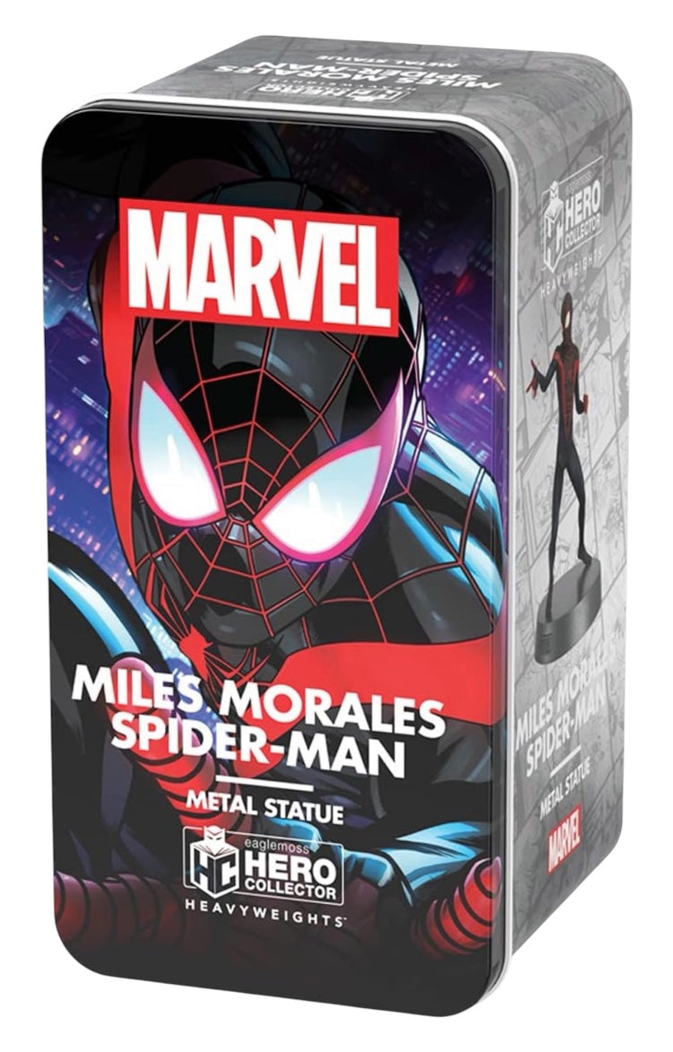Eaglemoss Hero Collector Heavyweights Marvel Miles Morales Spider-Man Metal Statue.
