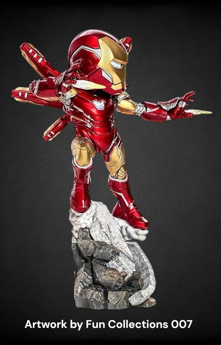 Iron Studios Movie & TV Marvel Avengers Iron Man Mini Iron Man 20cm Figure.