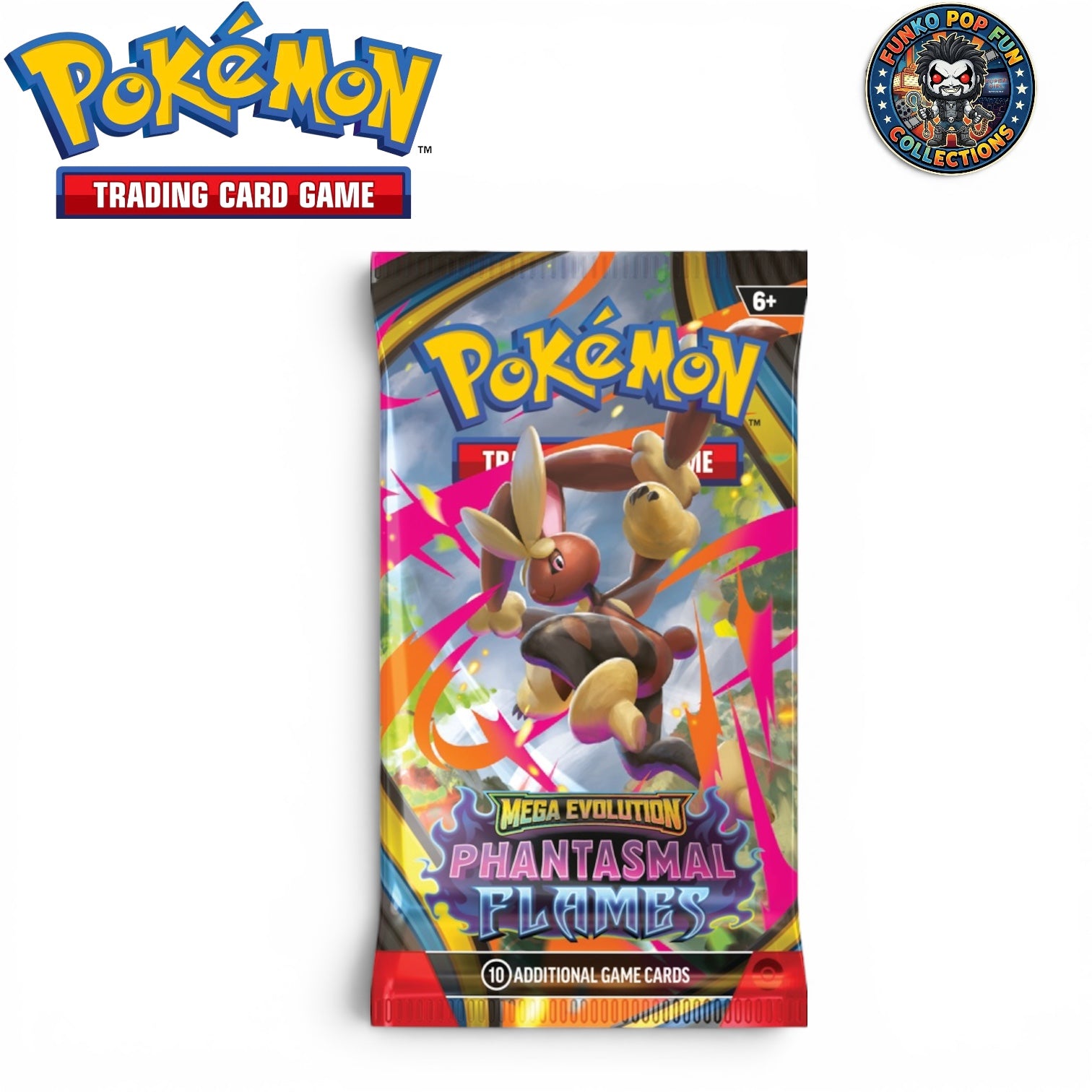 Pokemon Mega Evolution: Phantasmal Flames Mini Album Contains 1 Pack.