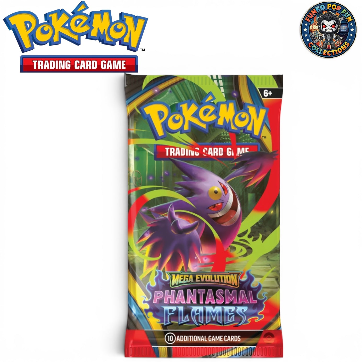 Pokemon Mega Evolution: Phantasmal Flames Mini Album Contains 1 Pack.