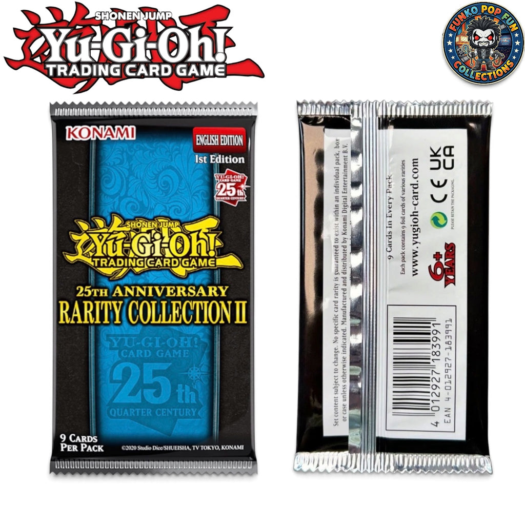 Yu-Gi-Oh TCG 25th Anniversary Rarity Collection II Booster Pack X 4