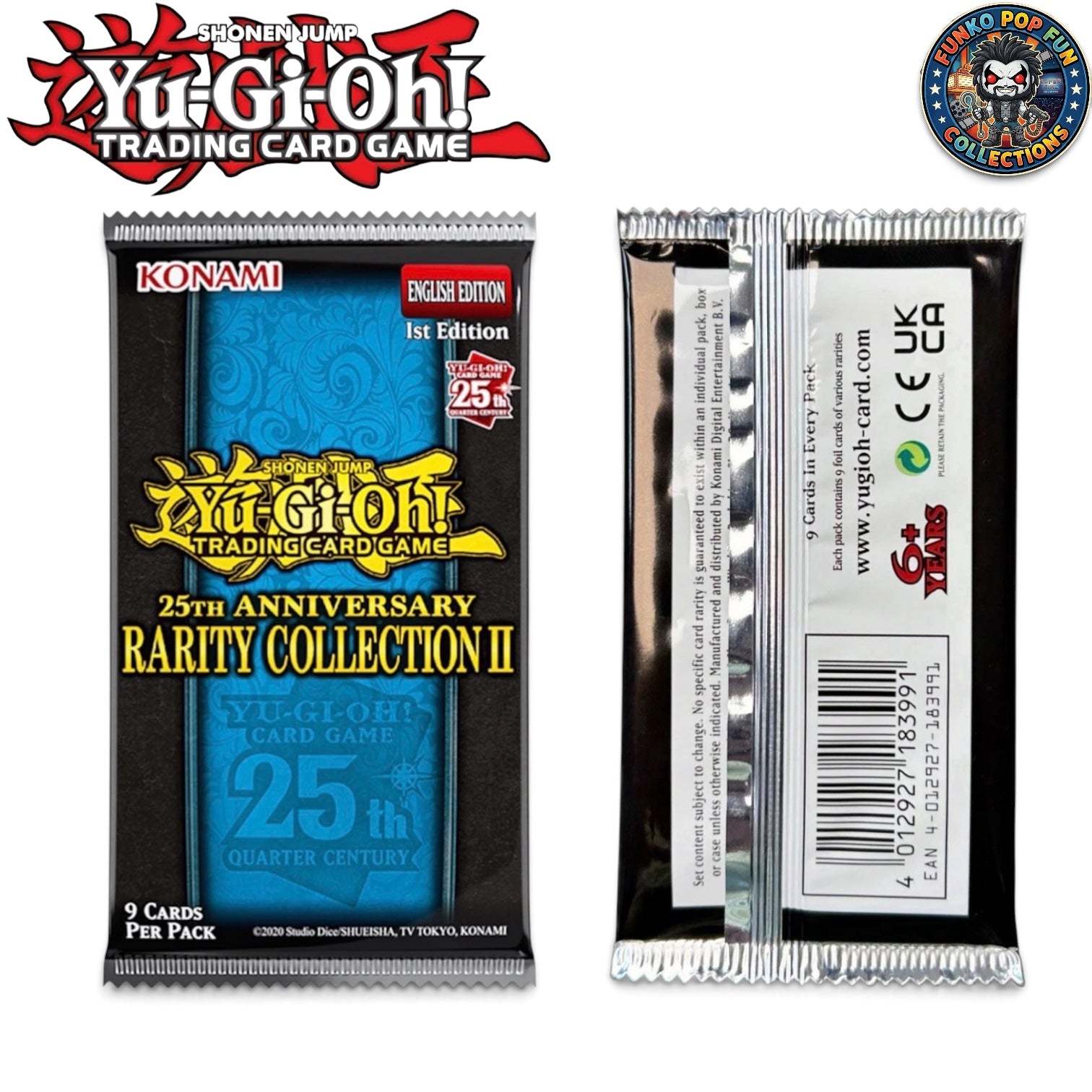 Yu-Gi-Oh TCG 25th Anniversary Rarity Collection II Booster Pack X 4