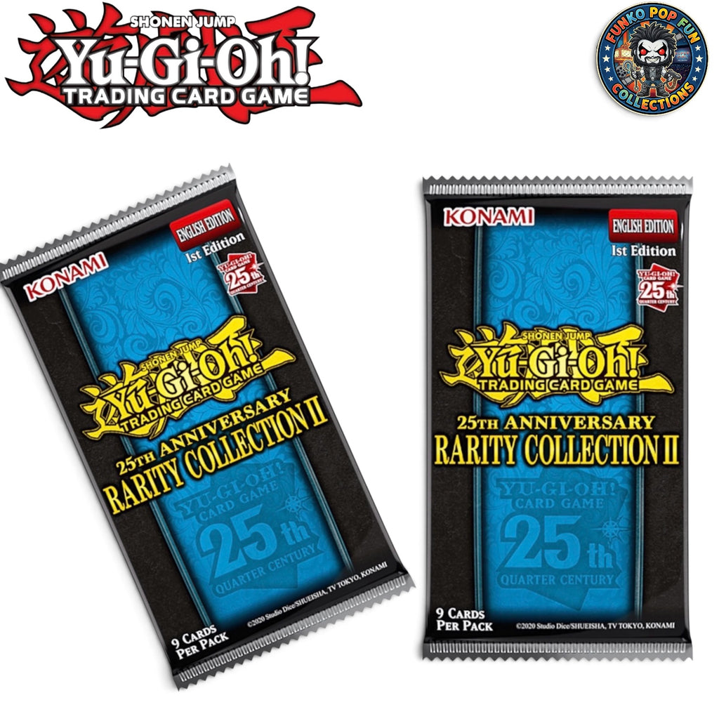 Yu-Gi-Oh TCG 25th Anniversary Rarity Collection II Booster Pack X 4