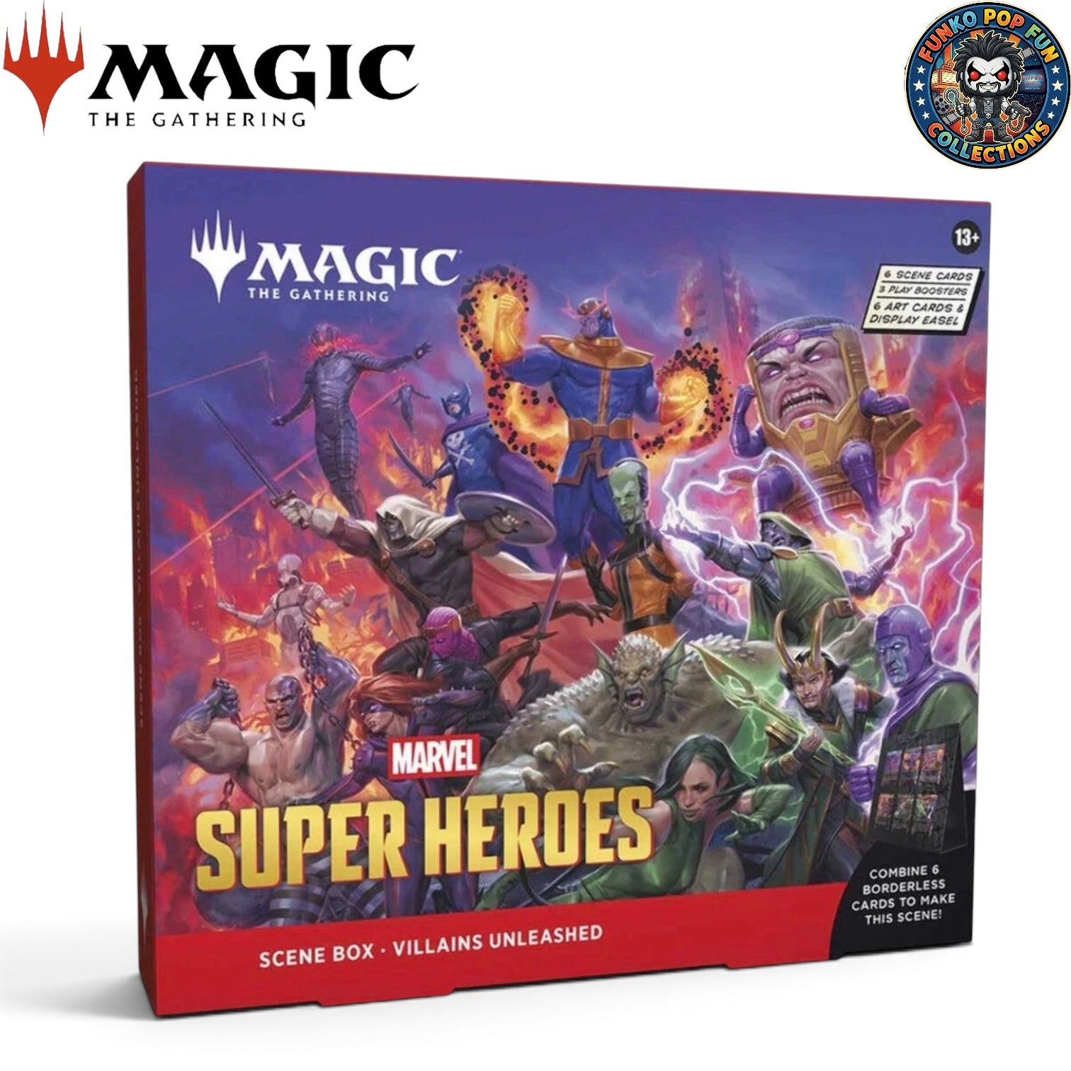 Magic The Gathering Marvel Super Heroes Scene Box.