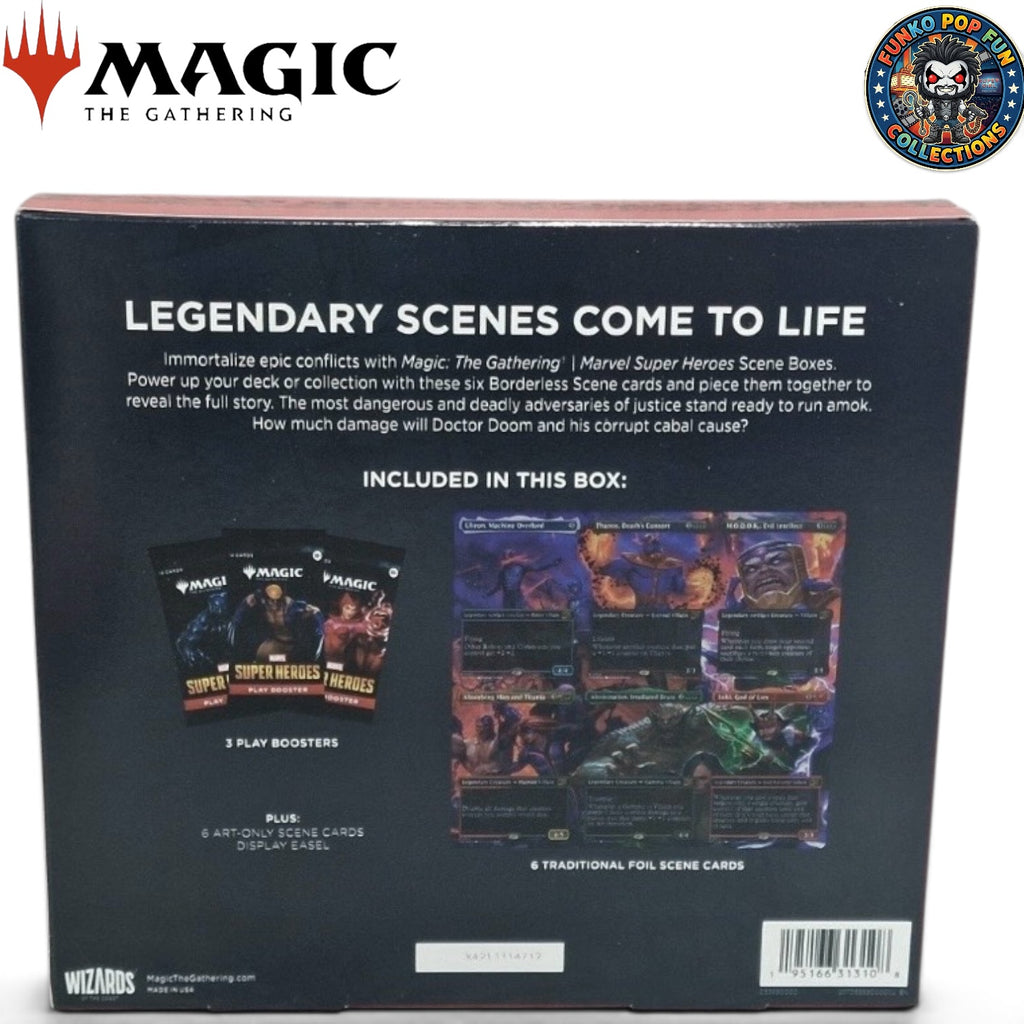 Magic The Gathering Marvel Super Heroes Scene Box.