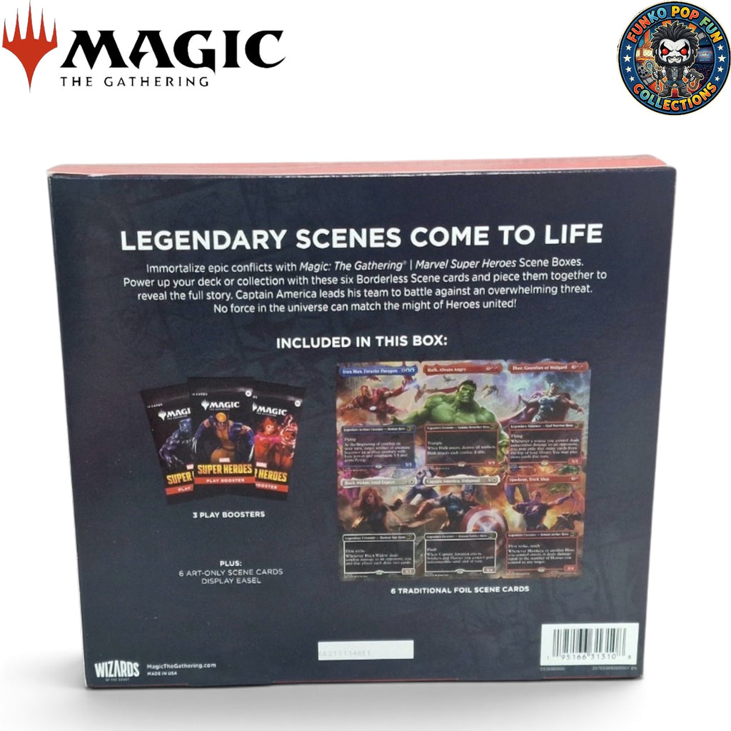 MTG Marvel Super Heroes - Scene Box Heroes - Heroes United - New & Sealed