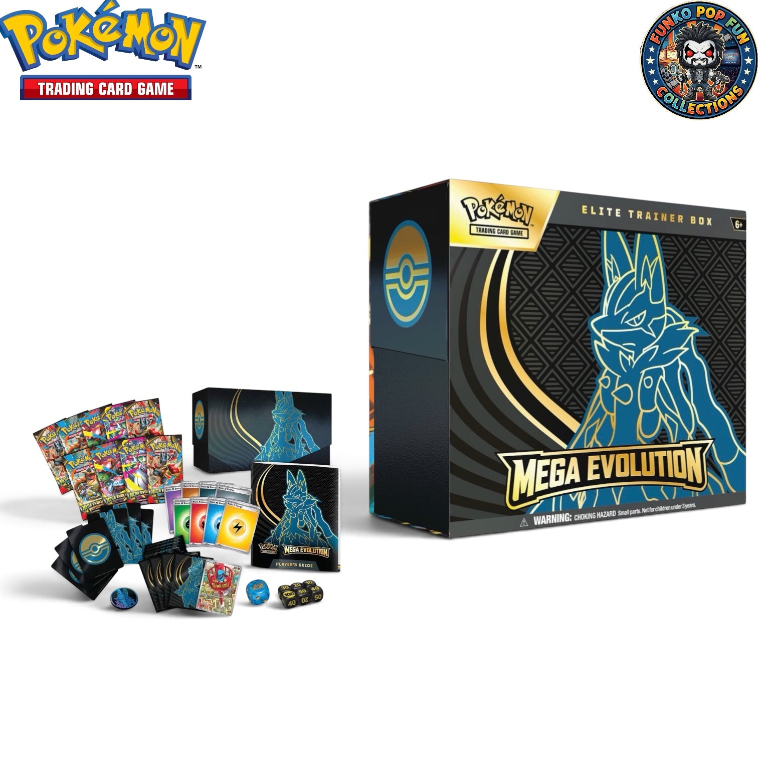 Pokemon Mega Evolution Elite Trainer Box Lucario Very Limited.