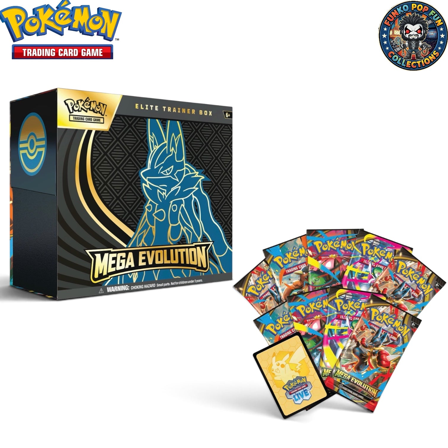 Pokemon Mega Evolution Elite Trainer Box Lucario Very Limited.